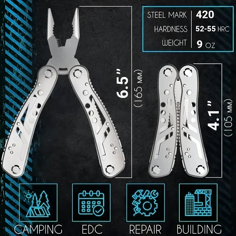 24in1マルチツール オールインワン多機能ギア ナイフ・プ - Multi Tool Plier のレビューと価格