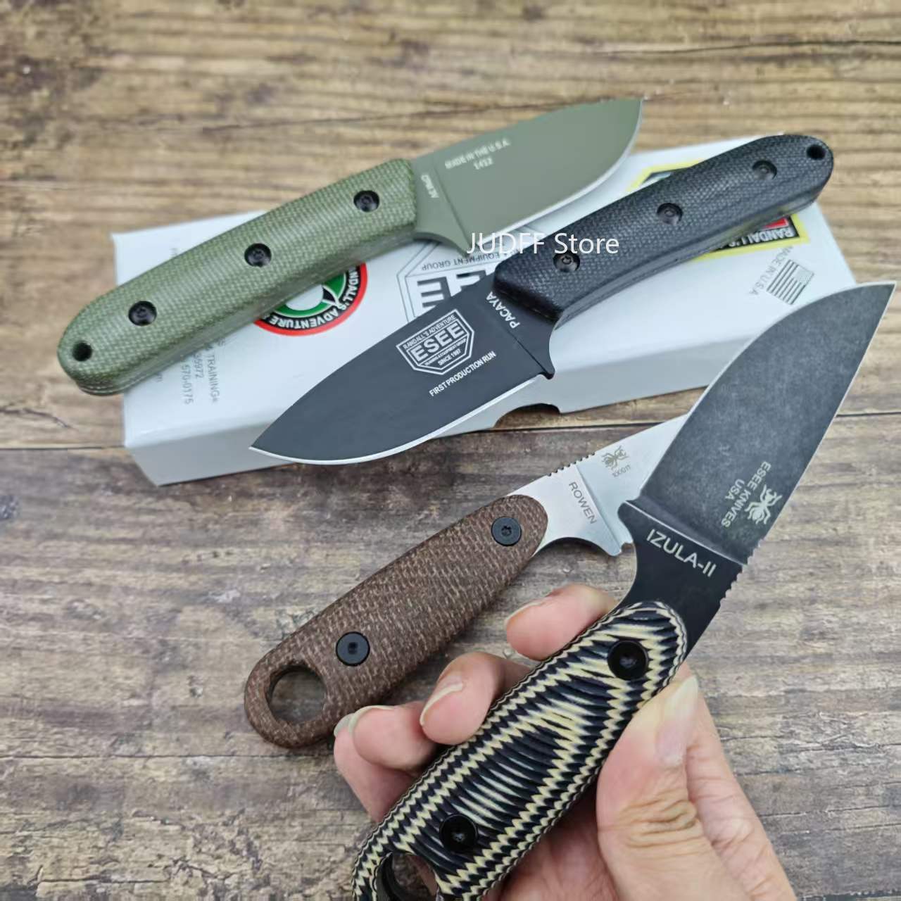 ESEE IZULA/PACAYA 屋外用固定ナイフ ピクニ - Bushcraft Knife Fixed のレビューと価格