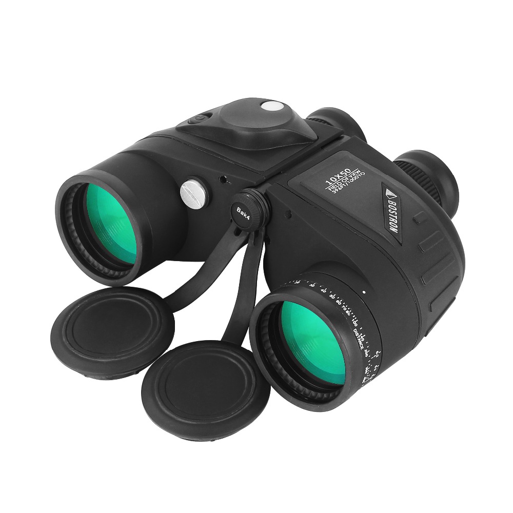 双眼鏡 10x50 7x50 マリン望遠鏡 生活防水 距離計 - Compass Lensatic のレビューと価格