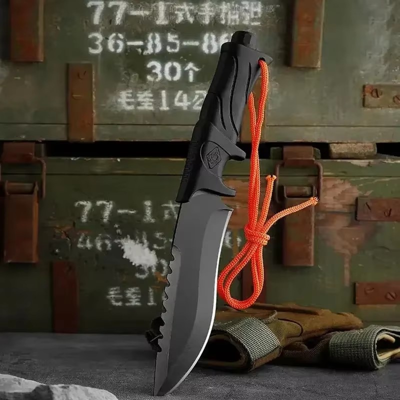 屋外用高硬度ストレートナイフ、固定刃EDC便利ジャケット、多 - Bushcraft Knife Fixed のレビューと価格